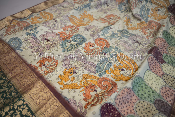 Banarasi Printed Kalamkari Saree