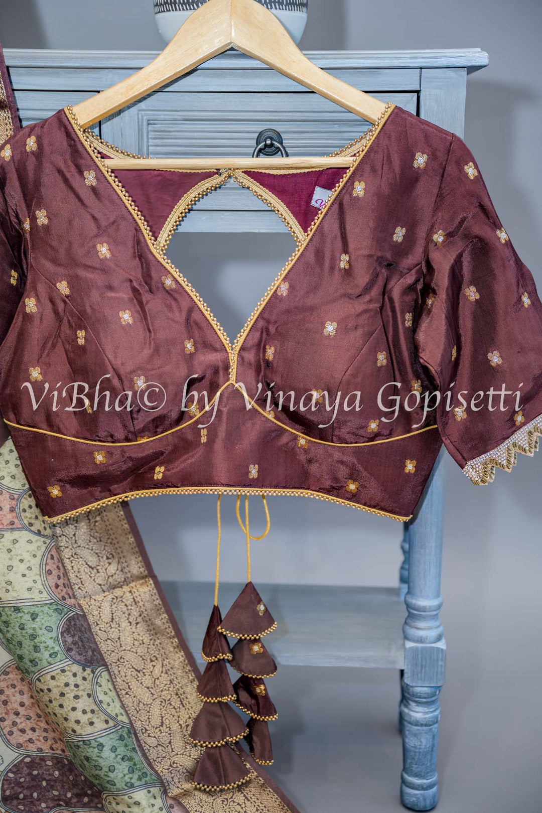 Banarasi Printed Kalamkari Saree