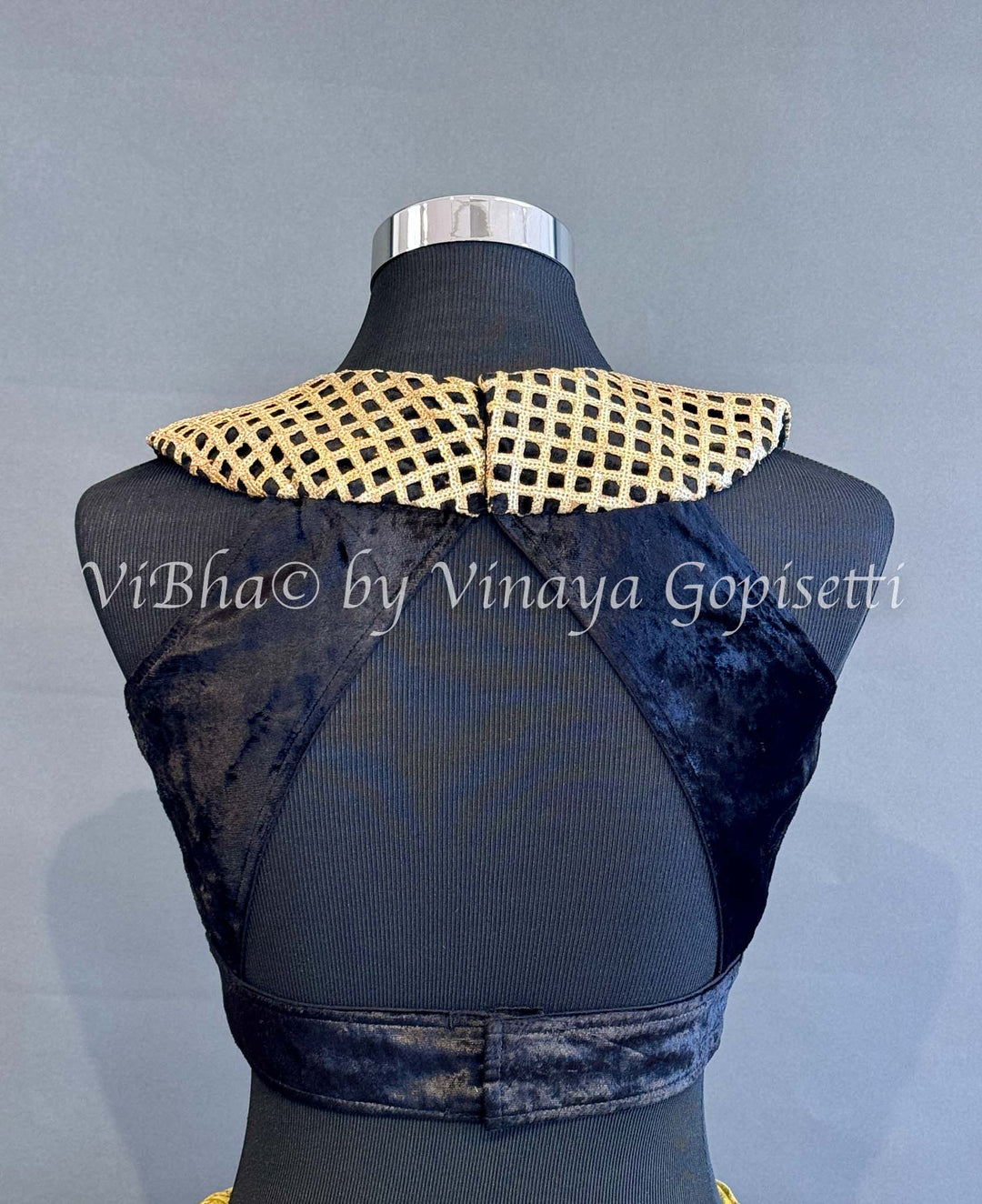 Black Velvet Blouse