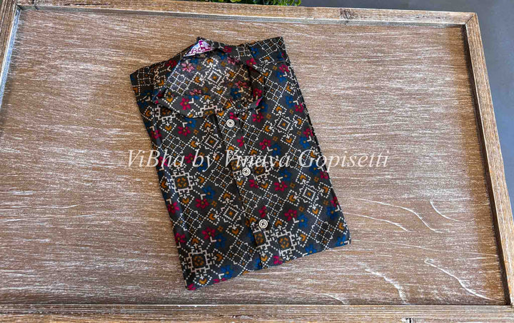 Patola Handloom Cotton Kurta