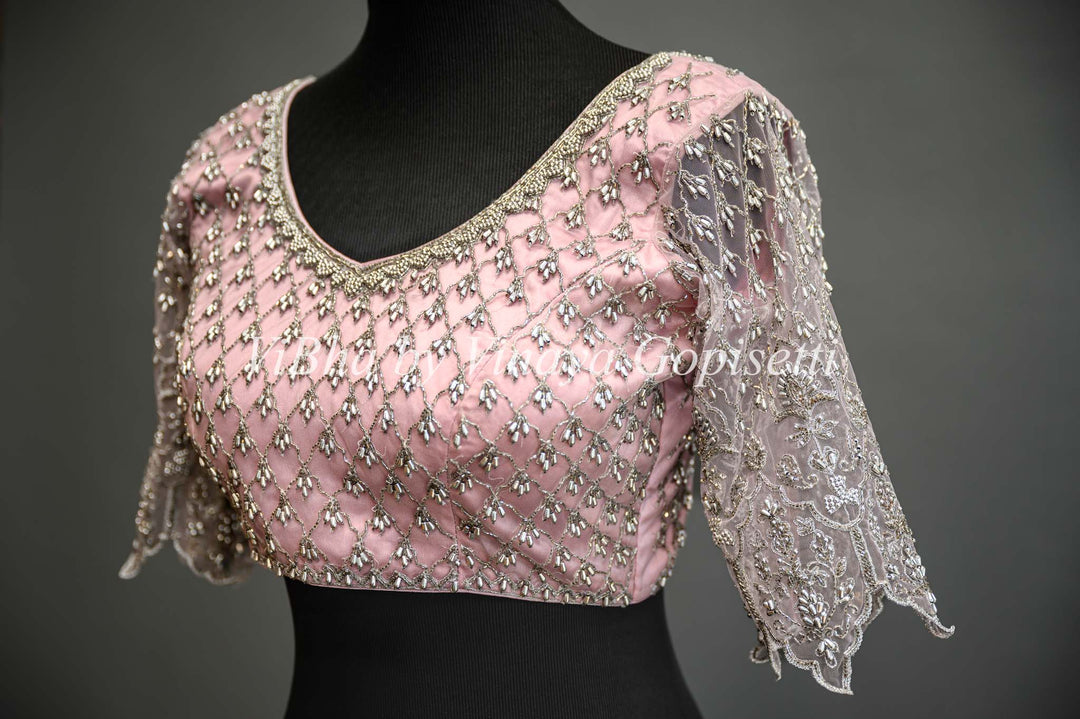 Blouse With Silver Zari