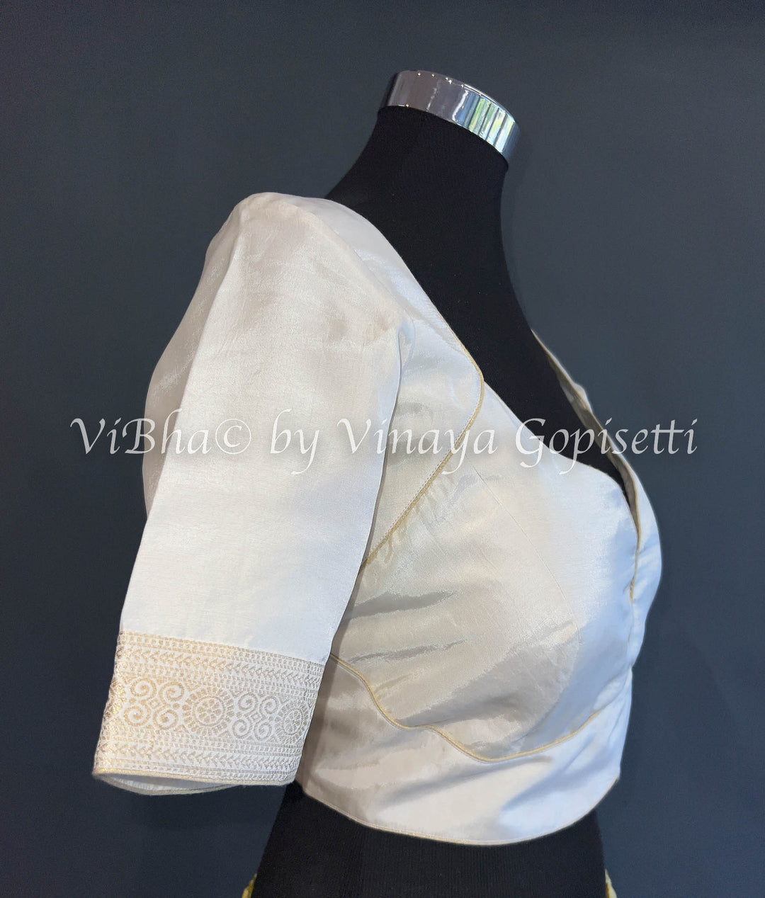 Ivory Soft Silk Blouse