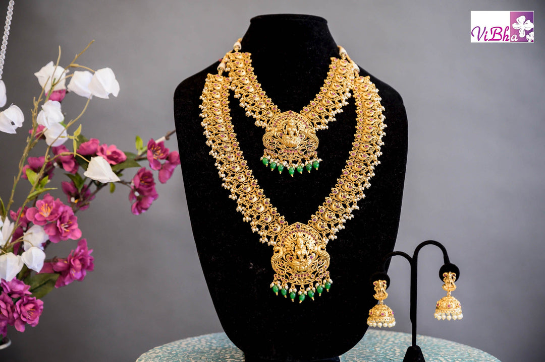 Accessories & Jewelry - Nakshi Lakshmi Long Haaram Set