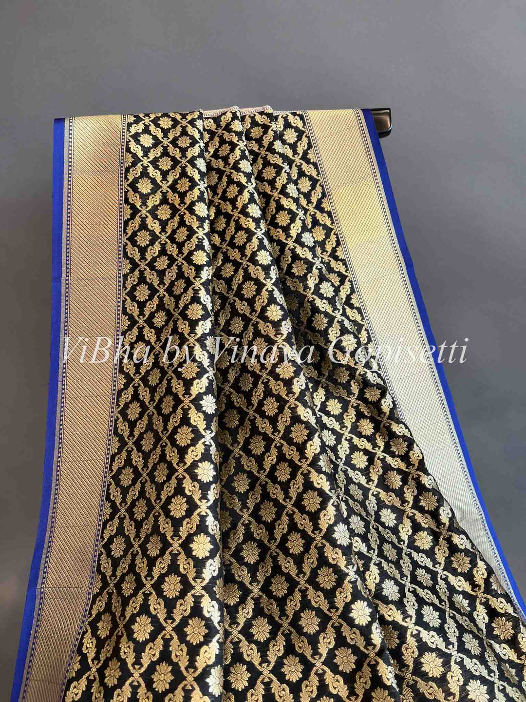 Dupatta - Black Benares Dupatta