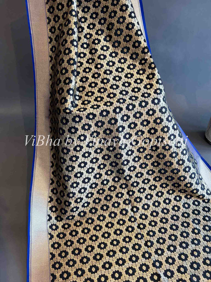 Dupatta - Black Benares Dupatta