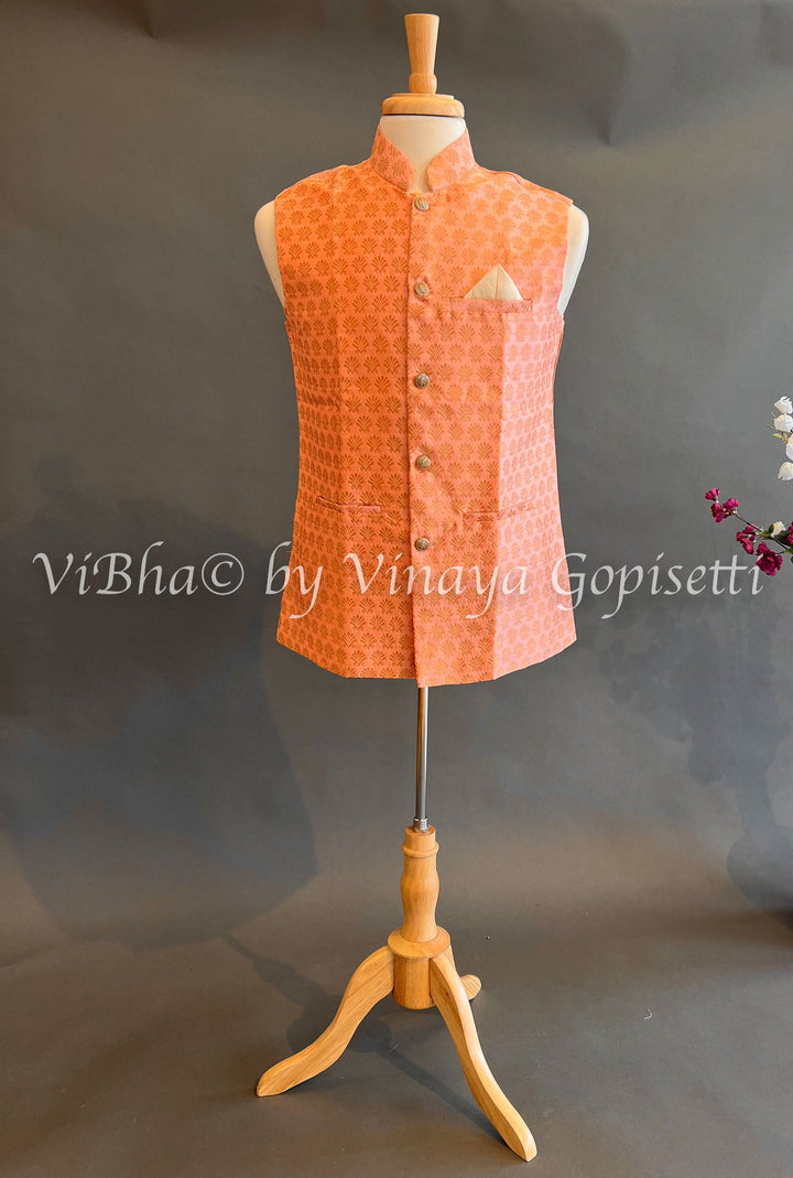 Men's Wear - Benares Brocade Vest