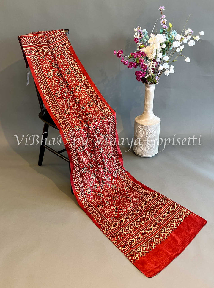 Mens Wear - Ajrakh Silk Stole