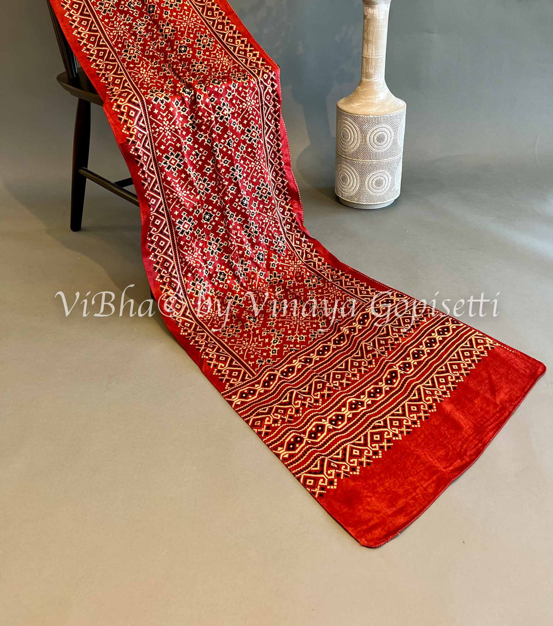 Mens Wear - Ajrakh Silk Stole