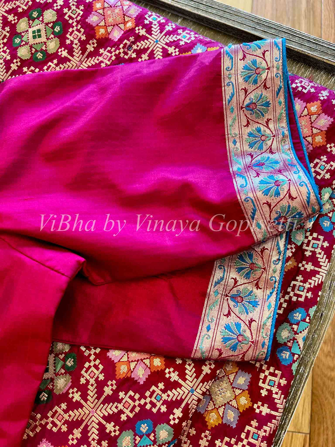 Sarees - Pink Gharchola Weave Banarasi Saree