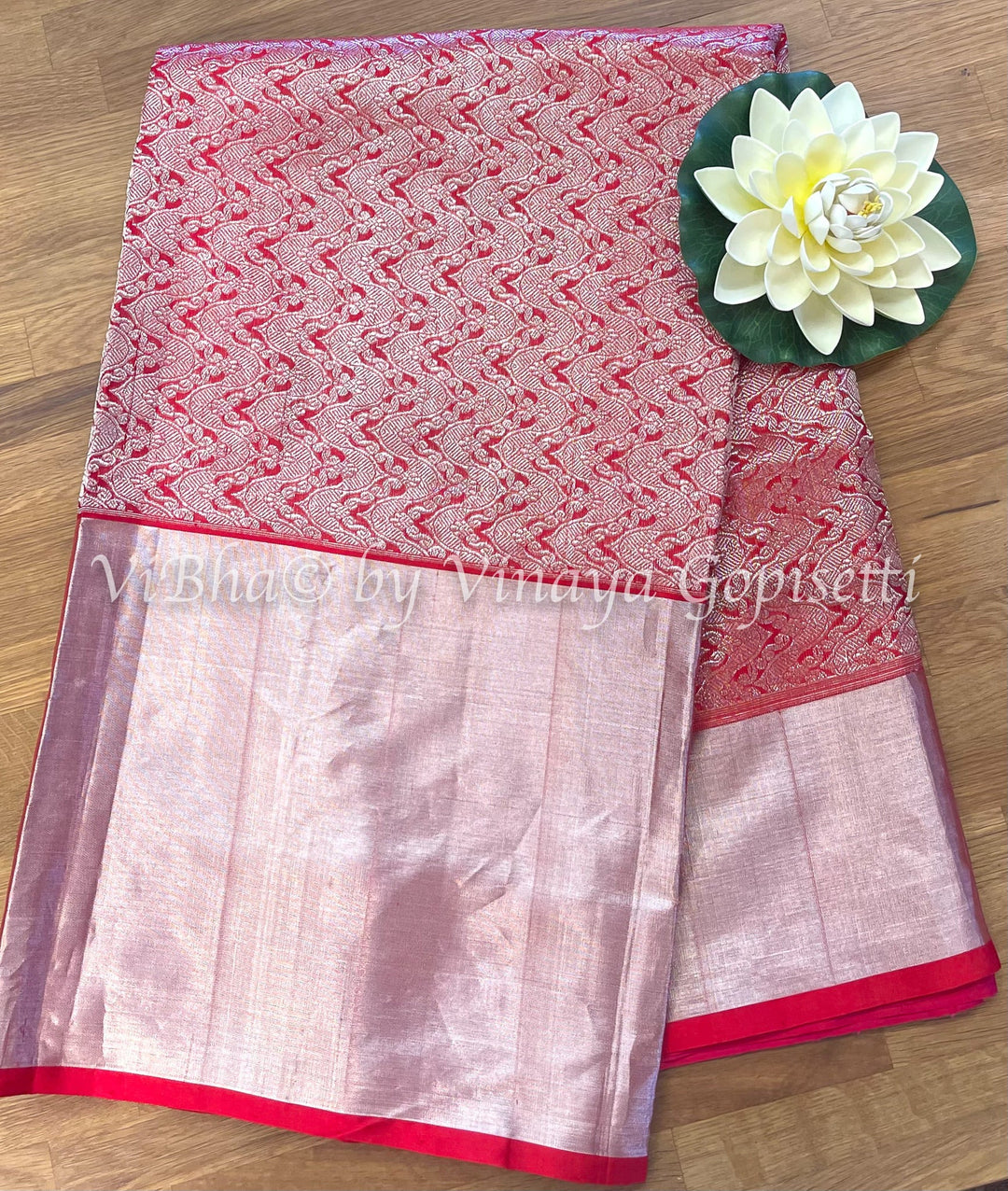 Venkatagiri Sarees - Rani Pink Birds All Over Venkatagiri Saree