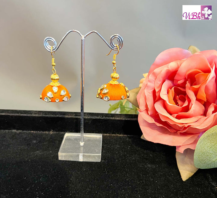 Vibha Accessories - Silk Thread Earrings